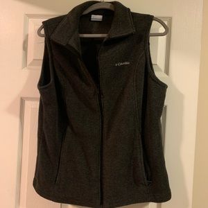 Charcoal gray Columbia vest